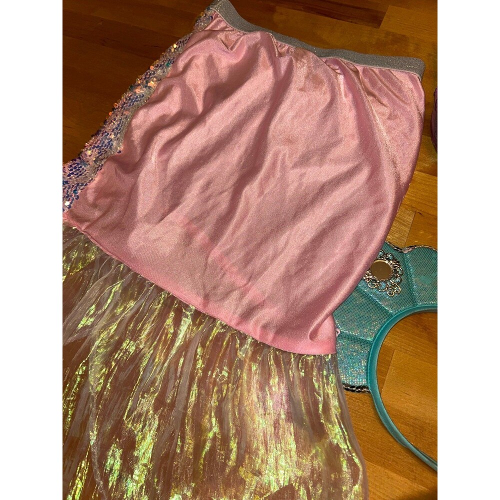 Girls Lot of Mermaid Costumes and Accessories Size 4/6, 7/8 - Picture 3 of 9
